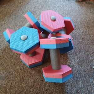 Mancuerna de natacion.